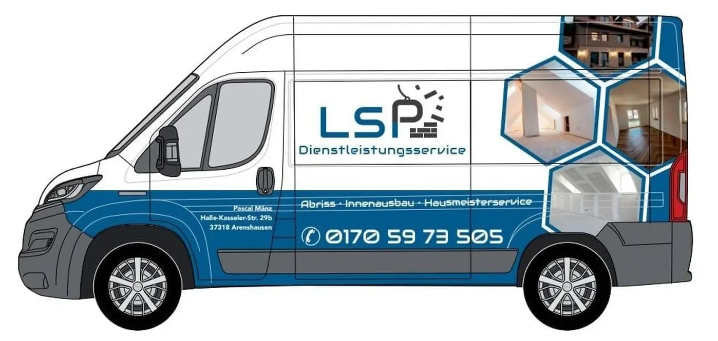 LSP Dienstleistungsservice - company van abstract
